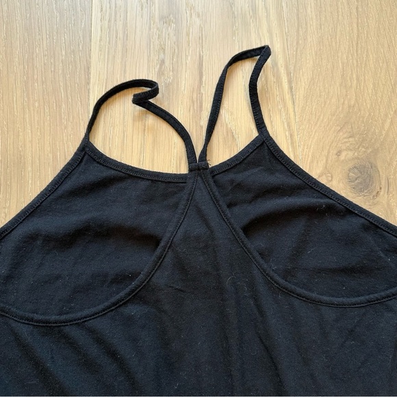 Old Navy Cotton Halter High Neck Black Lightweight Tank Top Tennis Active Small - Picture 7 of 8